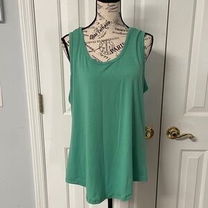 LuLaRoe green Tank Top